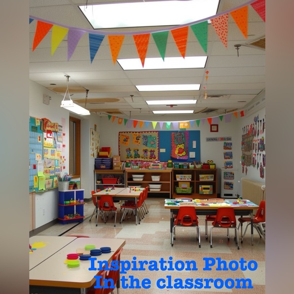 Handmade Mexican oilcloth bunting pennant flags banner - Picture 11 of 13